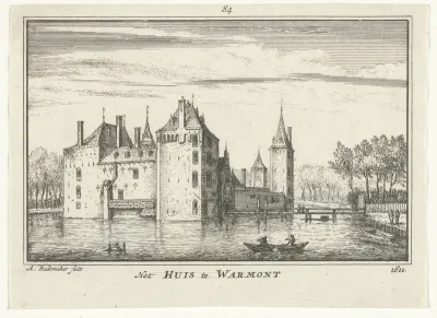Gezicht op Huis Warmond, 1611