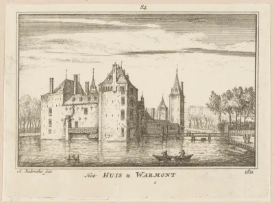 Gezicht op Huis Warmond, 1611