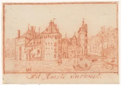 Gezicht op Huis Warmond, 1611