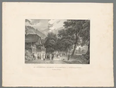 Gezicht op Interlaken