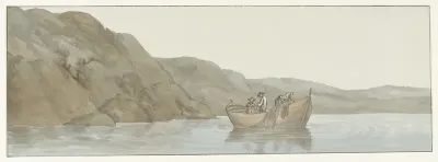 Gezicht op Kaap Paceco in Calabrië nabij de stad Scilla