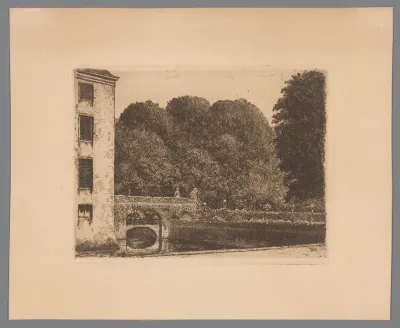 Gezicht op kasteel Amerongen