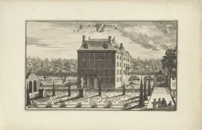 Gezicht op kasteel Amerongen