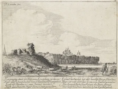 Gezicht op kasteel Assumburg