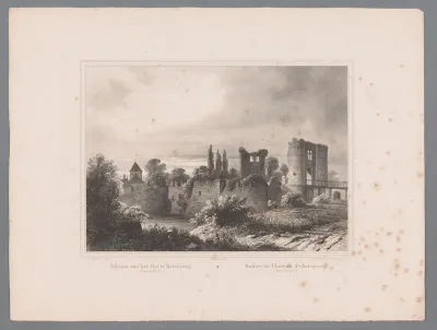 Gezicht op Kasteel Batenburg