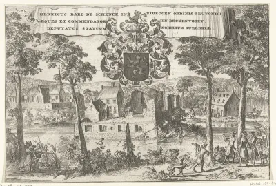 Gezicht op kasteel Bekkevoort