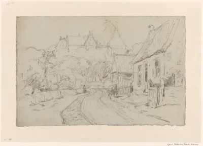 Gezicht op kasteel Bentheim