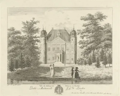 Gezicht op kasteel Biljoen