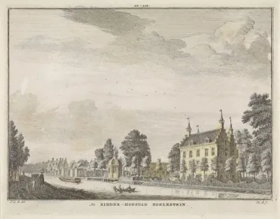 Gezicht op kasteel Boelenstein, Maarssen