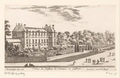 Gezicht op kasteel Courances