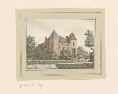 Gezicht op Kasteel de Wildt bij Gendringen