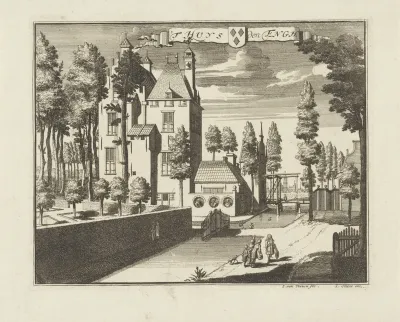 Gezicht op kasteel Den Engh