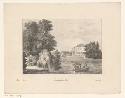 Gezicht op kasteel Diepenbroeck