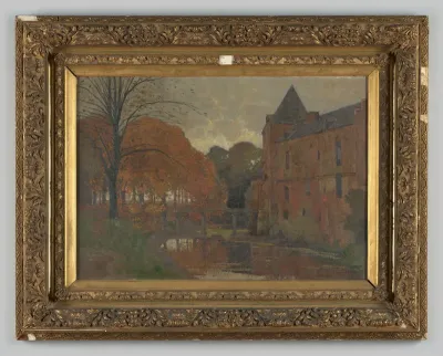 Gezicht op kasteel Doorwerth