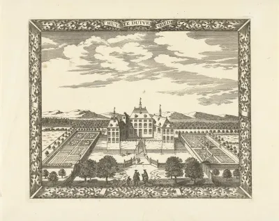 Gezicht op Kasteel Duivenvoorde te Voorschoten