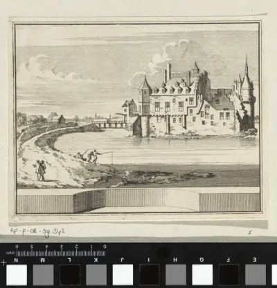 Gezicht op kasteel Duurstede te Wijk bij Duurstede