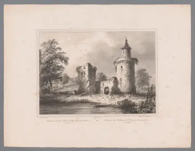 Gezicht op Kasteel Duurstede