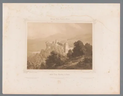 Gezicht op kasteel Heidelberg