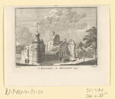 Gezicht op Kasteel Heumen