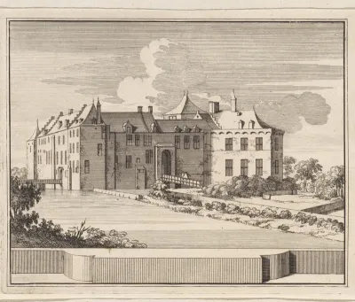 Gezicht op kasteel IJsselstein