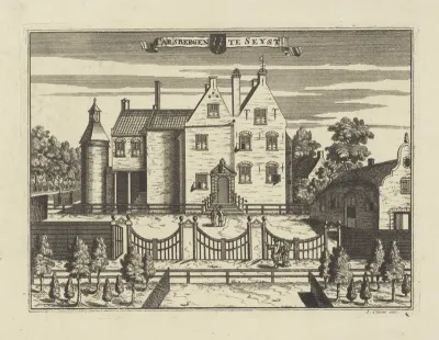 Gezicht op kasteel Kersbergen