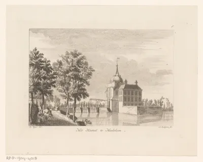 Gezicht op Kasteel Merckenburg