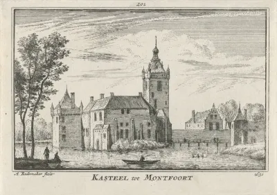 Gezicht op Kasteel Montfoort, 1630