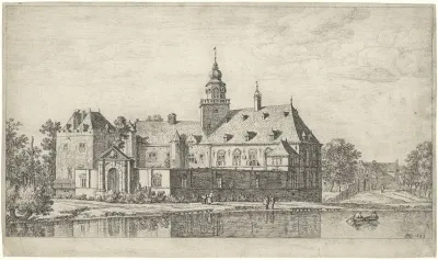 Gezicht op kasteel Nijenrode