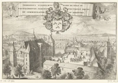 Gezicht op kasteel Siersdorf