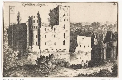 Gezicht op Kasteel Strijen te Oosterhout