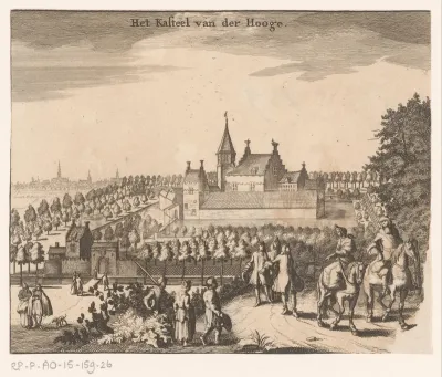 Gezicht op Kasteel Ter Hooge
