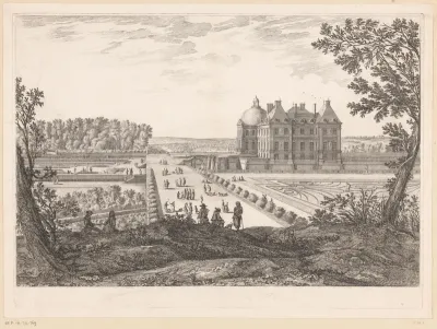 Gezicht op kasteel van Vaux-le-Vicomte