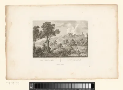 Gezicht op kasteel Waldleiningen