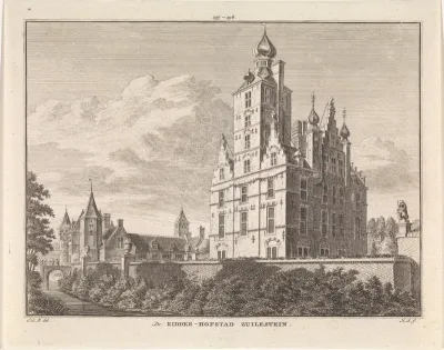 Gezicht op Kasteel Zuilenstein, Leersum