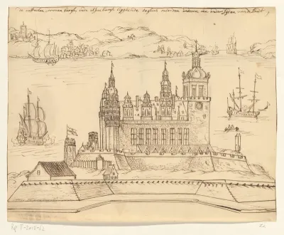 Gezicht op Kronborg
