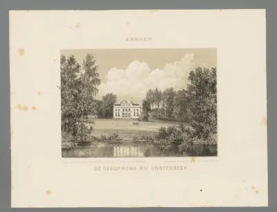 Gezicht op landgoed De Oorsprong bij Oosterbeek