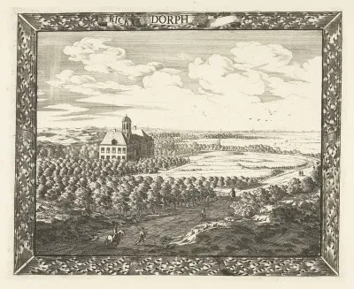 Gezicht op landgoed Rijksdorp