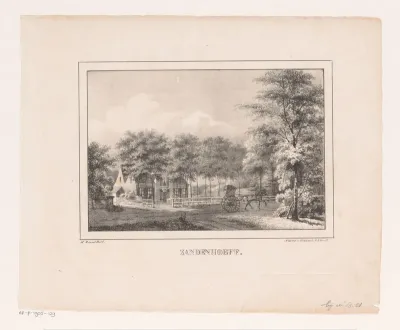 Gezicht op landgoed Zandenhoeff