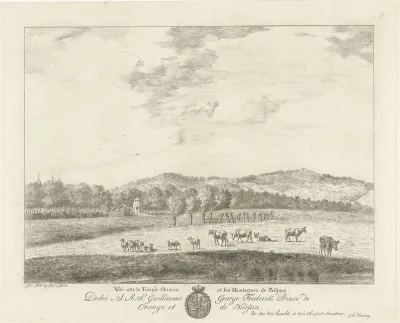 Gezicht op landschap Biljoen