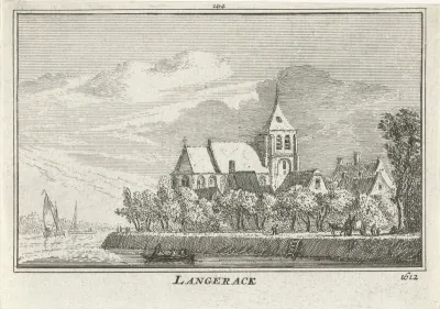 Gezicht op Langerak, 1612