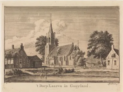 Gezicht op Laren