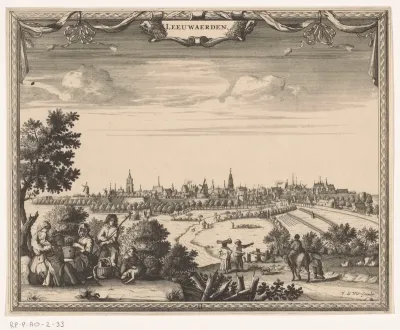 Gezicht op Leeuwarden