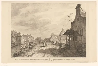 Gezicht op Leidschendam gezien vanuit Den Haag