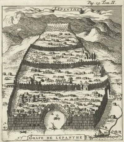 Gezicht op Lepanto