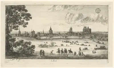 Gezicht op Lille