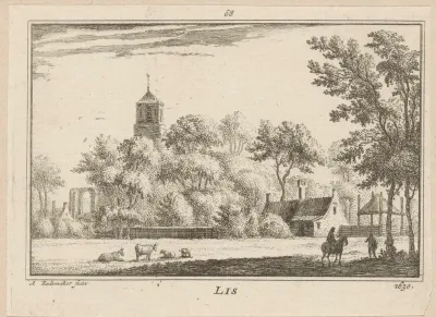 Gezicht op Lisse, 1630