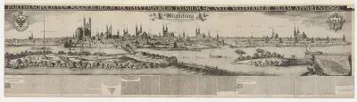 Gezicht op Maagdenburg