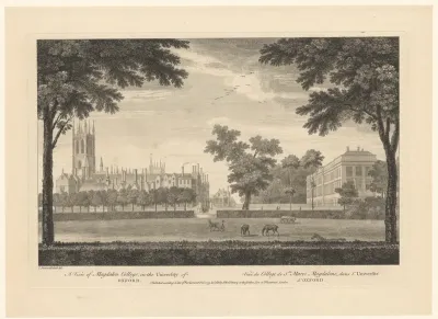 Gezicht op Magdalen College