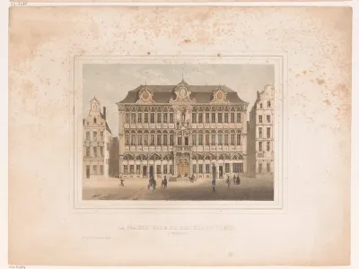 Gezicht op Maison Grand Place te Brussel