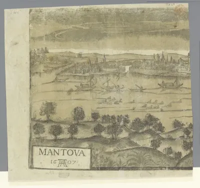 Gezicht op Mantua
